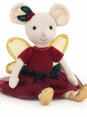 Jellycat Sugar Plum Fairy Mouse BNWT - Retired & Rare